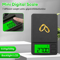 Báscula Electrónica De Precisión Para Joyería 500g/0.01g Pantalla LED Portátil Con Función De Calibración Escala De Café - details 0