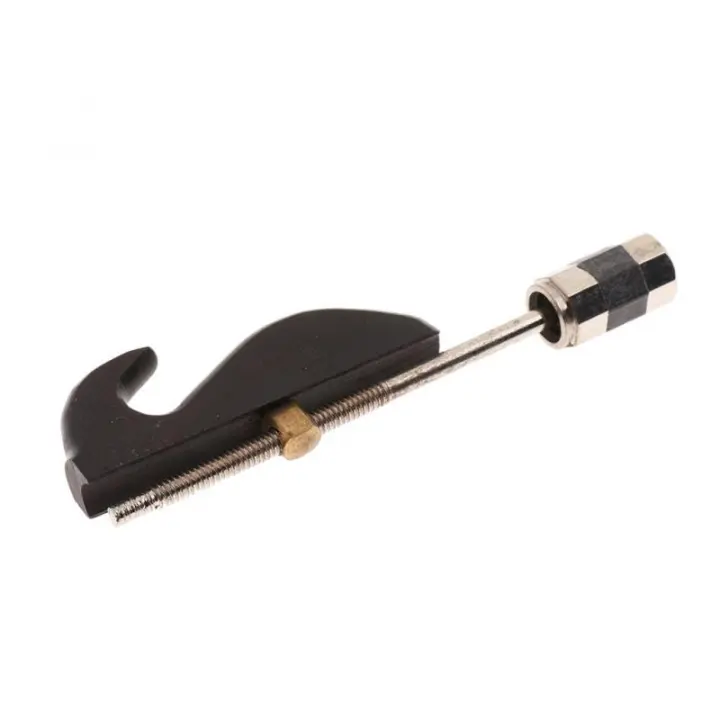 Gancho Para Erhu De Madera De Sándalo Negro Herramienta Ajustable Para Jugadores De Erhu Correa De Erhu De Madera De Sándalo Negro - 1
