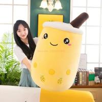 Almohada De Té De Burbuja Gigante 22-70cm Peluche Squishy Con Boba Bebida De Frutas Y Helado Decoración Para Regalo - details 12