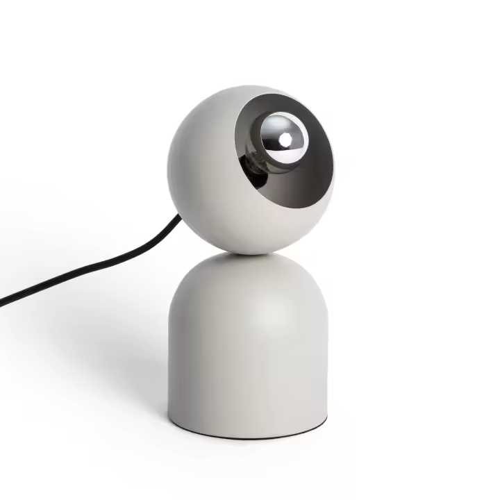 Ledkia Lámpara de Mesa Metal Lippi Gris Piedra Gris Piedra - 1