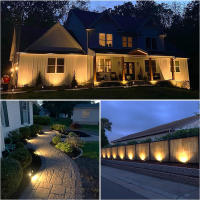 Luces De Paisaje LED 12W Bajo Voltaje Impermeables Para Jardín Camino Luz De Pared Árbol Bandera Spotlampara De Césped Con Transformador - details 8