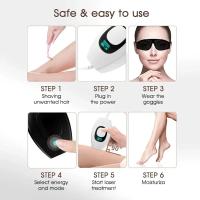 Dispositivo De Eliminación De Vello IPL 990000 Flashes Sin Dolor Láser Para Mujeres Eliminación Permanente De Vello Uso Doméstico Cuerpo Bikini Face - details 7