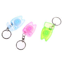 Llavero De Higienización Dental 1PC 15M En Forma De Dientes Con Cadena Portátil Para Cuidado De Encías Y Limpieza Oral Joyería De Dientes - details 3