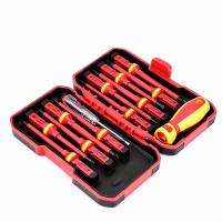 Kit De Herramientas Eléctricas 13pcs/8pcs Con Destornilladores Aislados De 1000V Y Bits Magnéticos Slotted Set De 15 Piezas - details 0