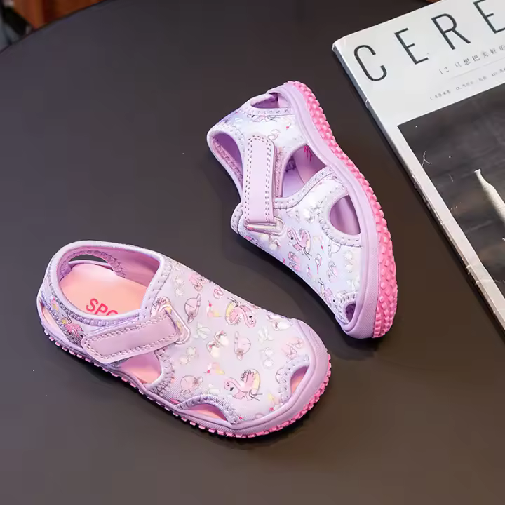 2023 Hot Summer Kids Baby Girls Boys Non-slip Outdoor Sneakers Soft Sole Hook Beach Sandals children sandals girls Water Shoes - 1