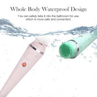 Limpieza Facial Eléctrica 4 En 1 Con Cepillo Sonic Exfoliante De Silicona Para Eliminar Blackheads Masaje Reafirmación De Piel Cuidado Doméstico Spa - details 1