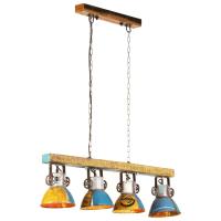 vidaXL Lámpara de techo industrial multicolor 25 W E27 111 cm - details 0