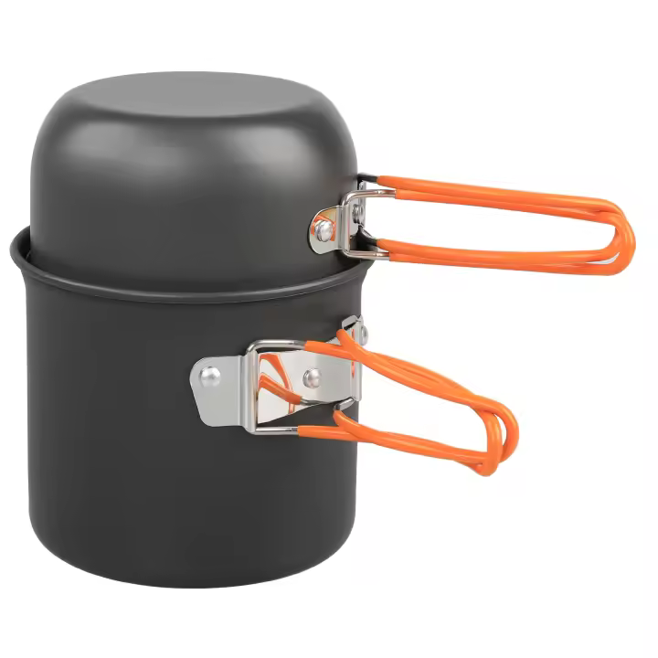 Kit De Cocina Para Camping Y Viajes Ultraligero Con Suelo Y Utensilios De Cocina Set De Olla Para Senderismo Y Pícnic - 1