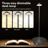 Lámpara De Mesa Recargable LED Sin Cable Nórdica De Lujo Para Dormitorio Restaurante Luz Nocturna Romántica Con Toque - details 2