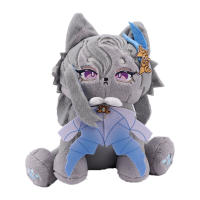 Juguetes De Peluche Genshin Impact Meow Lindo Decoración De Habitación Para Niños Regalos De Cumpleaños Animales De Peluche Relleno De Algodón PP - details 4