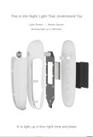Lámpara De Pared LED Inalámbrica Con Sensor De Movimiento Recargable Magnética Para Dormitorio Armario Pasillo Luz Nocturna - details 7