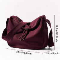 Bolso De Hombro Tote Bag Gran Capacidad Para Adolescentes Niñas Y Niños Bolso Cruzado De Estudiante Estilo Moderno Unisex - details 5