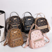 Mochila De Trabajo Para Mujer Con Correa Ajustable Bolso De Hombro Casual En Rosa Cierre De Cremallera Bolsa Sólida De Cuero PU - details 0