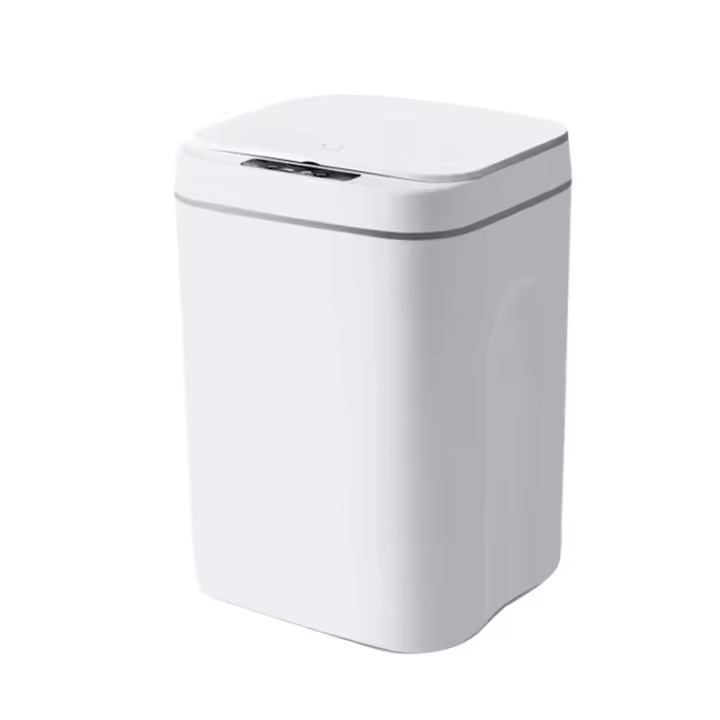 Cubo de basura inteligente sin contacto con Sensor de movimiento, 3,7 galones, para baño, con tapa, automático, para Cocina - 1
