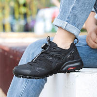 Zapatos De Senderismo Para Hombres Transpirables De Malla Ligeros Para Running Exterior Ciclismo Trekking Camping Zapatos De Lock Sport - details 12