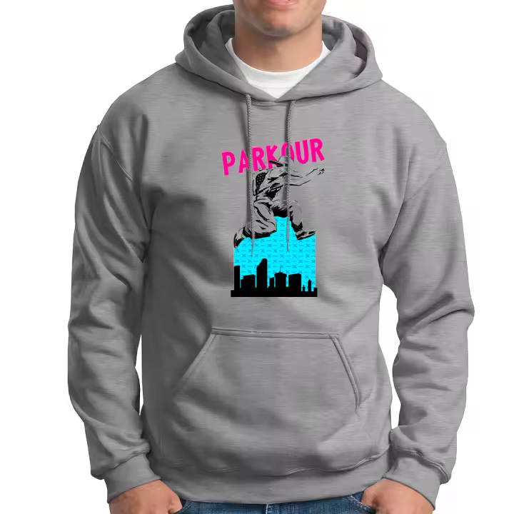 Sudadera con capucha Parkour. Deporte urbano. Deporte callejero. Varios colores. Todas las tallas. - 1