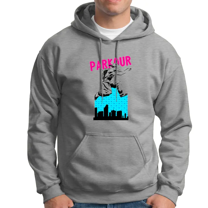 Sudadera con capucha Parkour. Deporte urbano. Deporte callejero. Varios colores. Todas las tallas. - 1