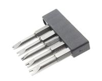 Juego De 5 Piezas De Bits De Destornillador Magnético U-Electrico Tamaño 50mm Punta U4 U5 U6 U7 U8 S2 Acero Magnético Con Manija Hexagonal De 1/4 Pulgada - details 1