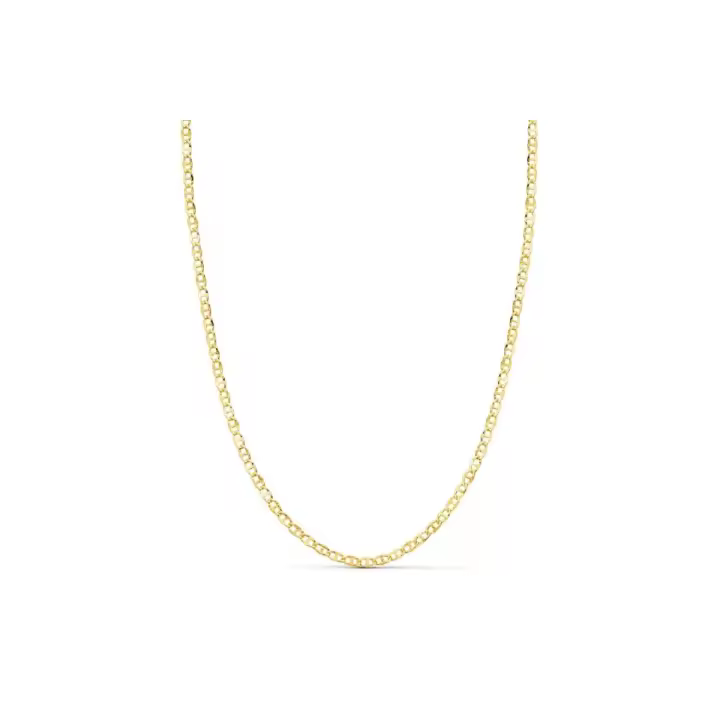 Cadena oro 18k unisex 50 cm. ancla hueca tallada 2 mm. - 1