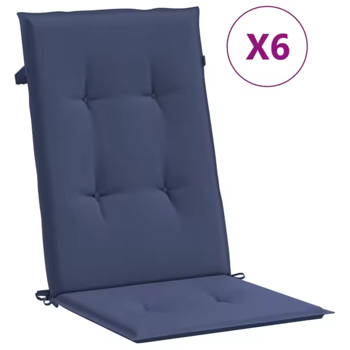 Fundas para Silla con respaldo High 6 UDS Canvas Azul Marine - 1