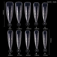 100Pcs Molde De Uña Rápido Para Extensión De Uñas Doble Cubierta Artículos De Manicura Herramienta De Extensión De Uñas Falsas Forma Completa Para Dedos - details 4