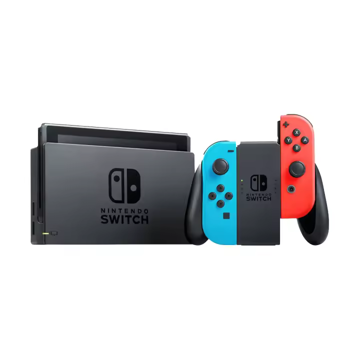 Pack Nintendo Switch Consola Azul/Rojo Neon + Juego Princess Peach Showtime - 1