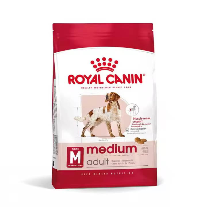 4 Kg  Royal Canin Medium Adult Pienso para Perro Adulto de Razas Tamaño Mediana - 1
