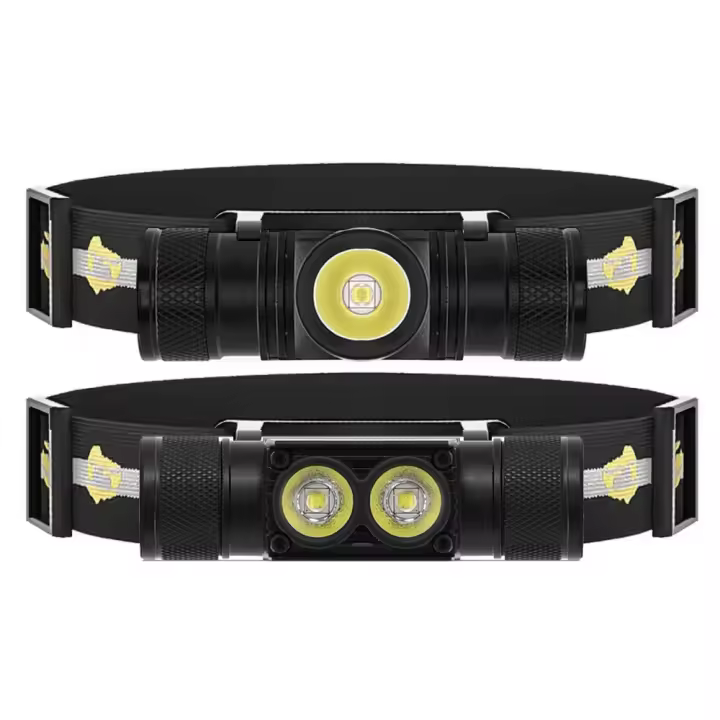 Lámpara Frontal Recargable 1200 Lumen Con LED SST40 Brillante Impermeable Para Niños Y Adultos Para Camping Correr Y Aventuras Al Aire Libre - 1