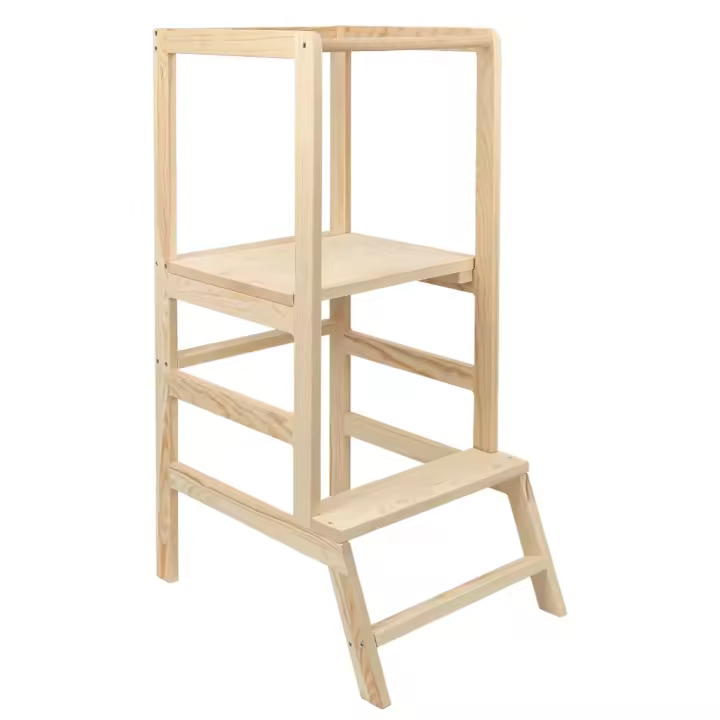 Torre de aprendizaje para niños, silla de aprendizaje, trona, taburete. - 1