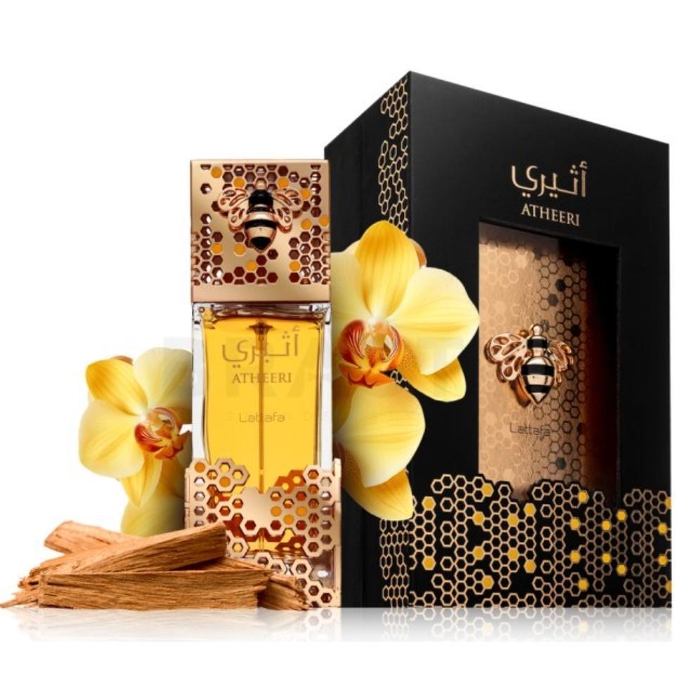 ATHEERI BY LATTAFA EAU DE PARFUM X 100 ML. **** REFINADO AVAINILLADO Y DULCE PARA ELLAS****