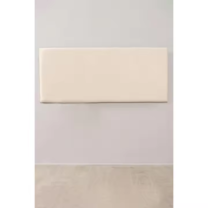 Regalos Miguel - Muebles - Cabecero Smooth Terciopelo para camas de 135 cm - Gris - 1