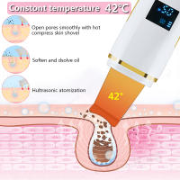 Limpieza Facial Profunda Con Scraper Ultrasonido Eliminador De Acné Y Arrugas Rejuvenecimiento De Piel USB Recargable Plástico - details 3