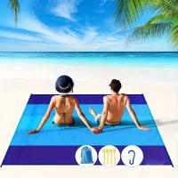 Manta De Playa Impermeable Y Desnuda Para 4-7 Adultos Tamaño Grande Secado Rápido Antisandía Para Picnics Al Aire Libre Viajes Y Camping Ligera - details 6