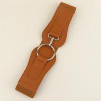 Cinturón De Mujer Estilo Otoño Con Vestido Adornado Y Cintura Ancha Material PU Y Poliéster Moda Geométrica - details 15