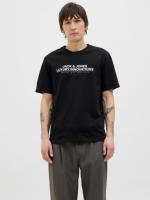 Jack & Jones Hombre Camiseta de Algodón Mod JPRSTAR TEE CREW  2025 Color Black Moda Casual Informal Primavera Verano Ref 276502 - details 5