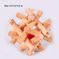 Rompecabezas Tridimensional De Madera Kongming Lock Desafío Cerebral Para Adultos Regalo De Inteligencia Para Niños Juego De Descompresión Para Oficina - details 3