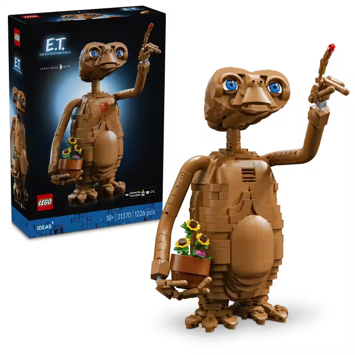 LEGO® 21370 Ideas E.T. the Extra-Terrestrial – Figura – Set de Construcción para Adultos - 1