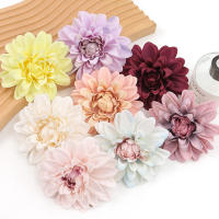 1/3/5Pcs Flores Artificiales De Seda Rosa Gran Tamaño Para Decoración De Hogar Bodas Accesorios De Coronas De Novia - details 2