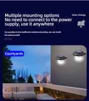 Lámpara Solar LED Para Exterior Con Sensor De Movimiento Alta Brillo Para Jardín Iluminación Automática De Exteriores - details 10