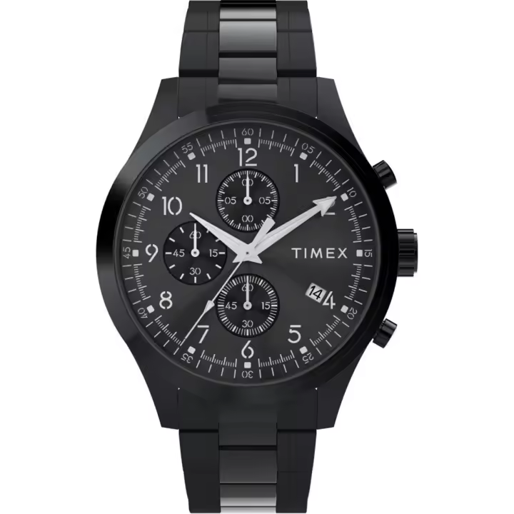Reloj Timex Trend TW2Y01600 Cronógrafo de cuarzo de acero inoxidable con fecha Timex - 1