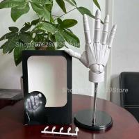 Mano Super Móvil 1:1 Para Dibujar Y Pintura Figura De Acción Simulación Blanco Y Gris Mano Izquierda Y Derecha Modelo De Juguete Para Adultos - details 26