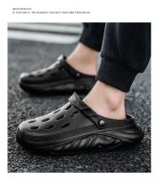 Zapatillas De Hombre Para El Jardín Y La Playa Zapatos De Comodidad Con Suela Gruesa Sandalias De Casa Exterior Clogs EVA Medio Tacón Estilo Sólido - details 14