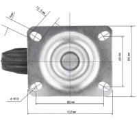Ruedas Giratorias Pequeñas de Alta Resistencia – Para Muebles, Almacenaje, Proyectos de Bricolaje y Uso Industrial - details 4
