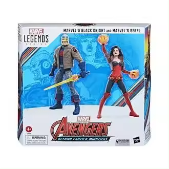 Hasbro BLACK KNIGHT SERSI SET 2 FIG. 15 CM MARVEL LEGENDS SERIES - Alta Calidad - 1