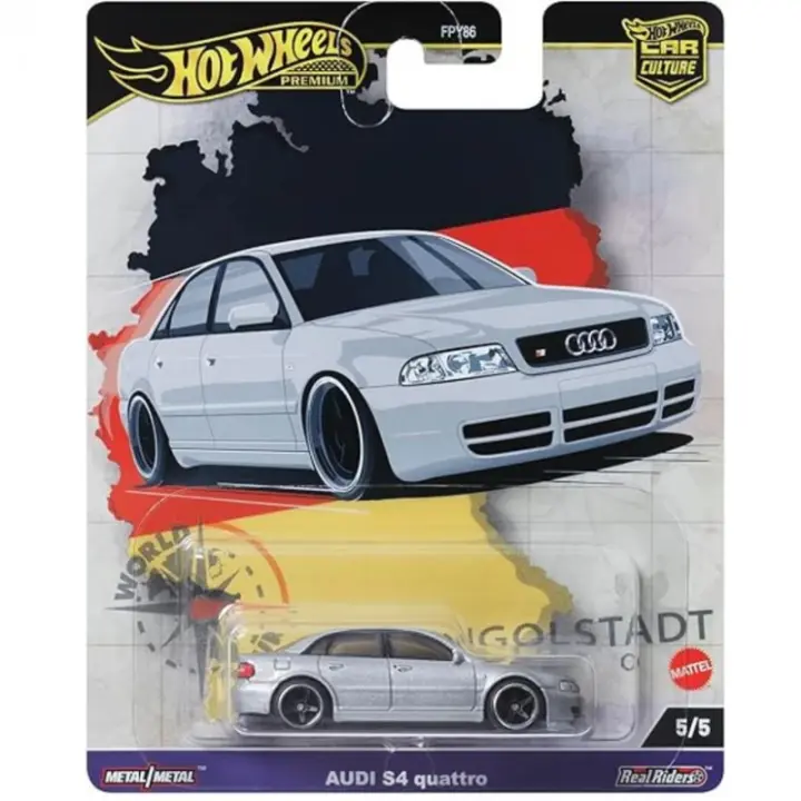 Hot Wheels Premium World tour Audi S4 Quattro - 1