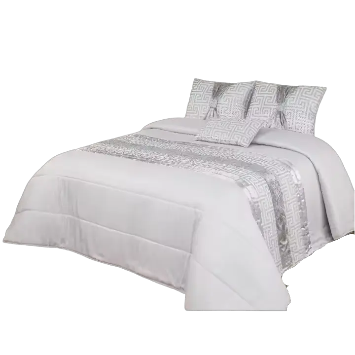 Colcha decorativa, con tres cojines relleno incluido,edredones cama edredon bouti calidad superior,Cómodo y duradero vale para Cama135/150cm Tamaño 250x260cm - 1