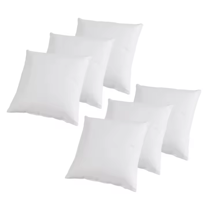 E-LONG Pack de 2, 4, 6 Unidades, Cojines Alcochados 100% Fibra de Silicona Hueca Anti-alérgica - 1