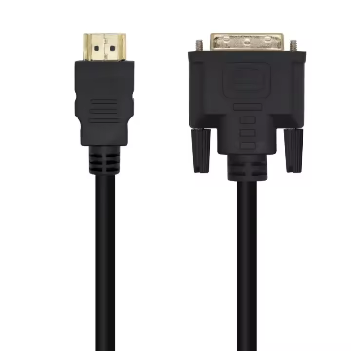 AISENS - Cable DVI A HDMI, DVI 18+1/M-HDMI A/M, Negro, 3.0m A117-0451 - 1