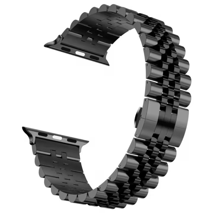 Correa De Reloj De Acero Inoxidable Para Apple Watch Serie 9/8/7/6/5/4/3/SE Compatible Con iWatch Ultra 2 49mm 45mm 44mm 42mm 41mm 40mm 38mm - 1