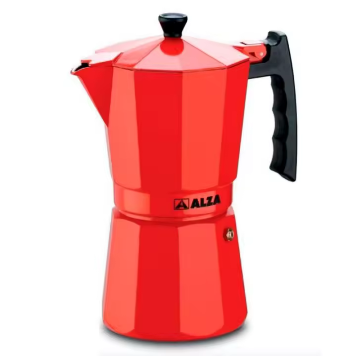 Cafetera Italiana ALZA LUXE RED 12 Tazas - 1